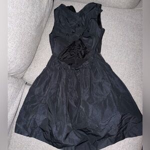 Carven Strapless Black Cocktail Dress